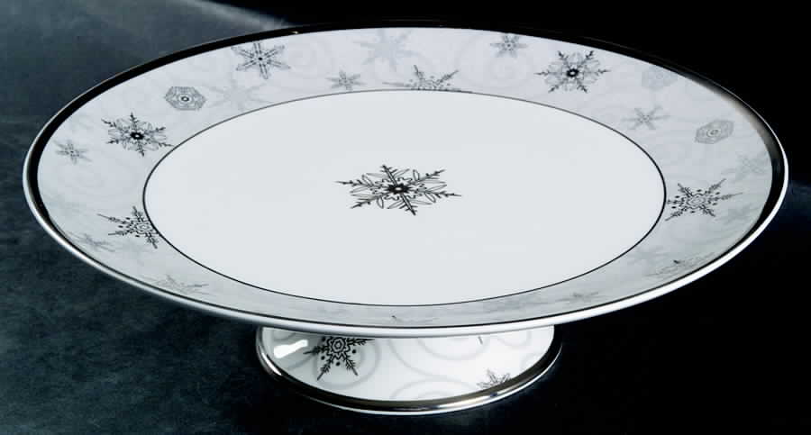 Sterling Holidays Gray Round Compote (Height X Width) by Wedgwood-1