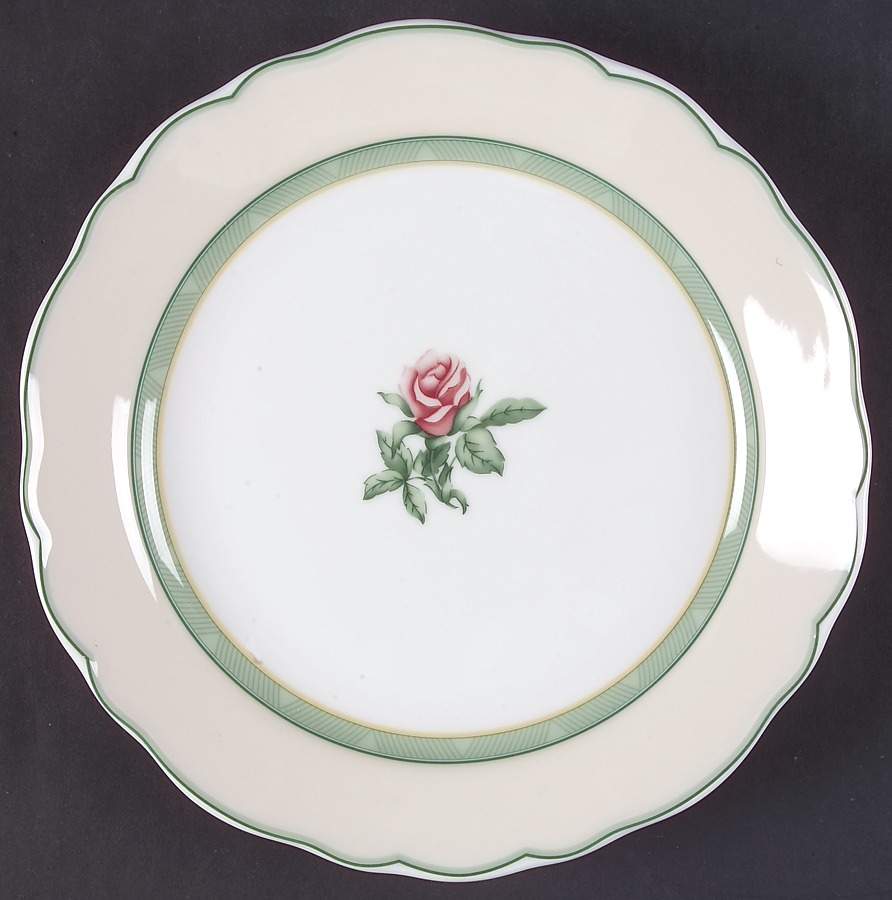 English Cottage Cream Salad Plate by Wedgwood-1