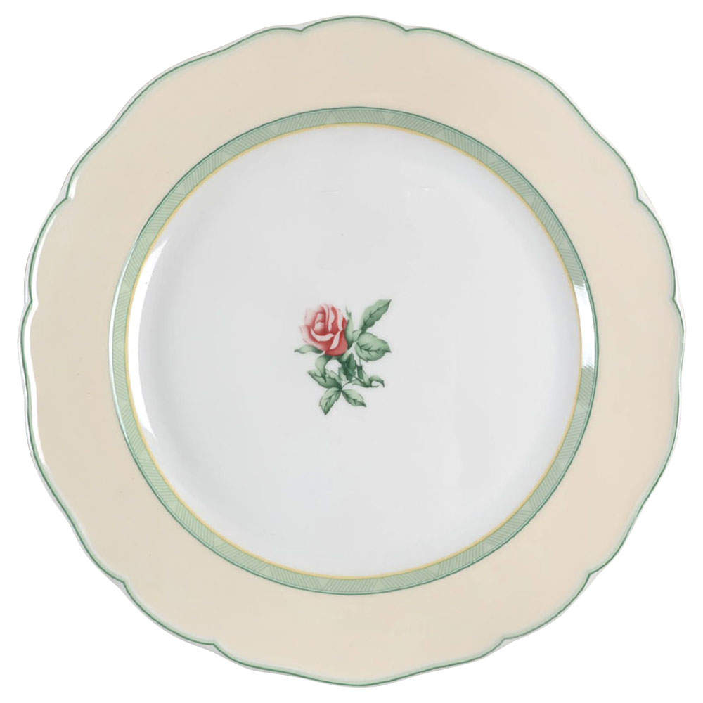 English Cottage Cream Dinner Plate by Wedgwood-1
