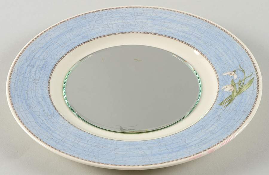 Sarah's Garden Snowdrop Mirror-Large (DP) HC by Wedgwood-1