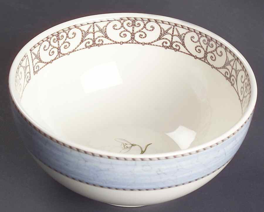 Sarah's Garden Snowdrop Individual Salad Bowl by Wedgwood-1