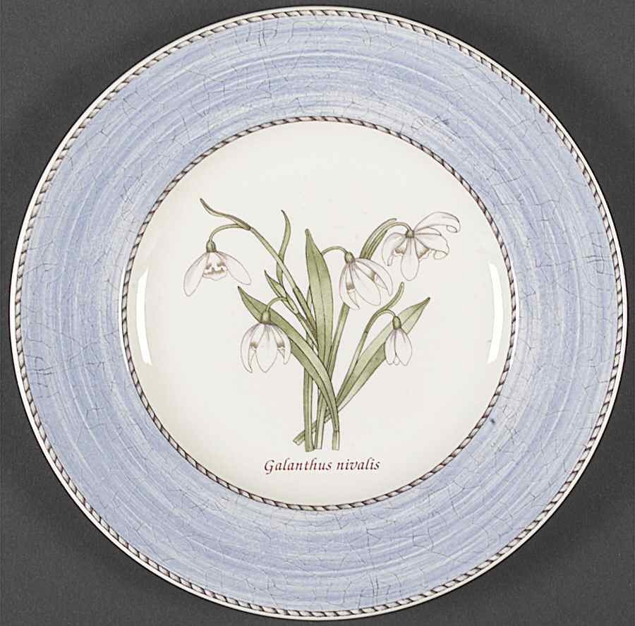 Sarah's Garden Snowdrop Salad Plate by Wedgwood-1
