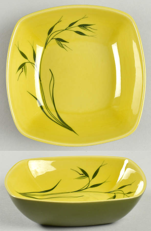 Oats (Chartreuse Background) Coupe Cereal Bowl by Winfield-1