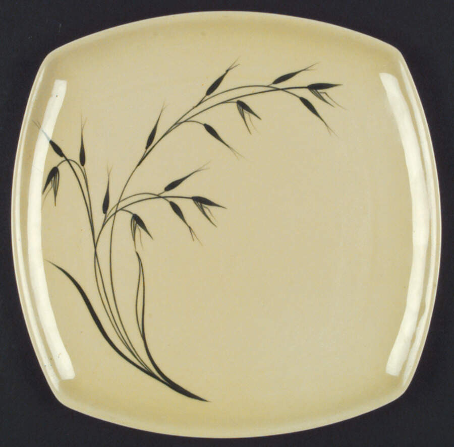 Oats (Chartreuse Background) Dinner Plate by Winfield-1