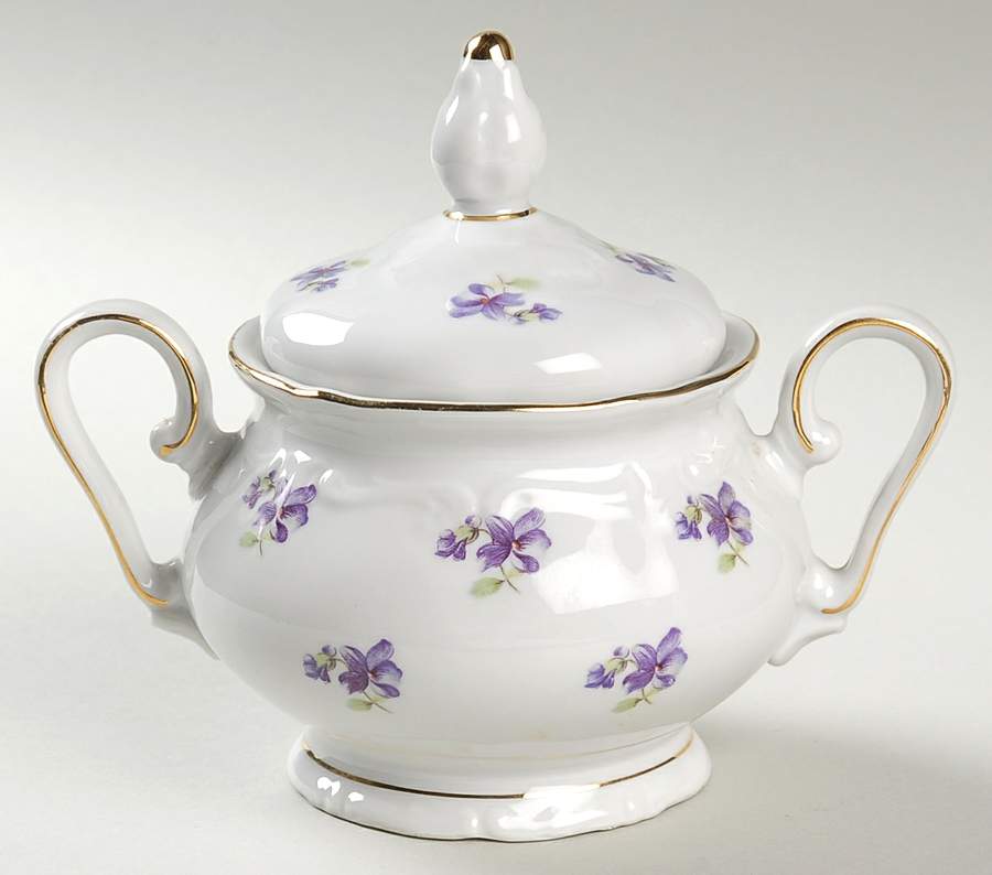 Remembrance Sugar Bowl & Lid by Winterling - Bavaria-1