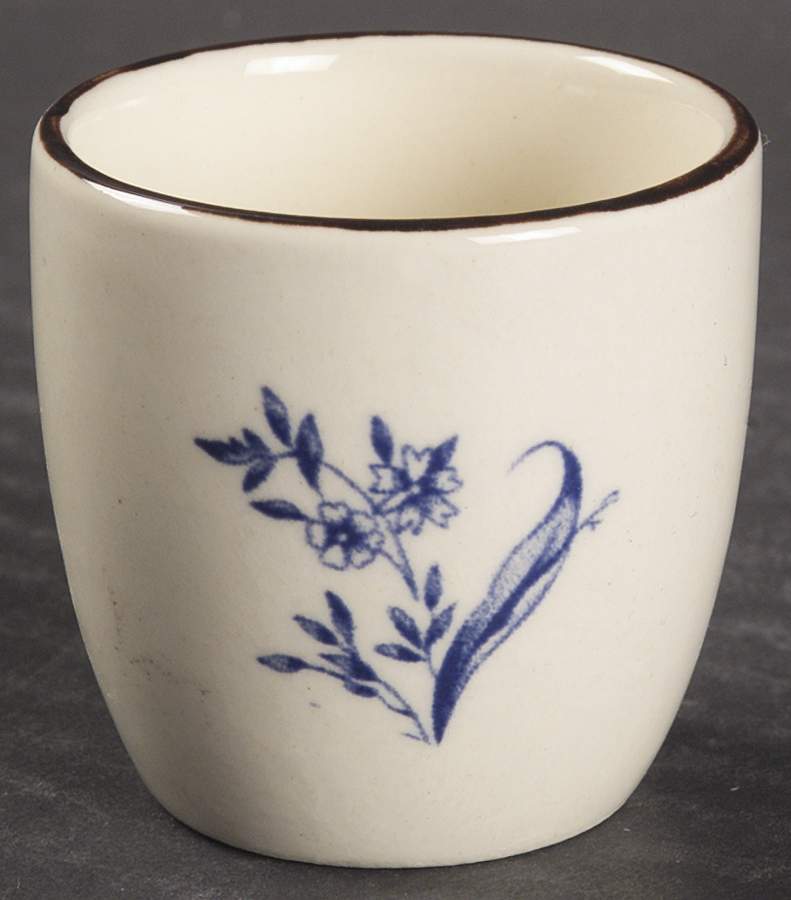 Colonial Rose Blue Single Egg Cup by Wood & Sons-1