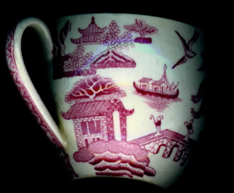 Willow Pink Flat Cup by Wedgwood-1