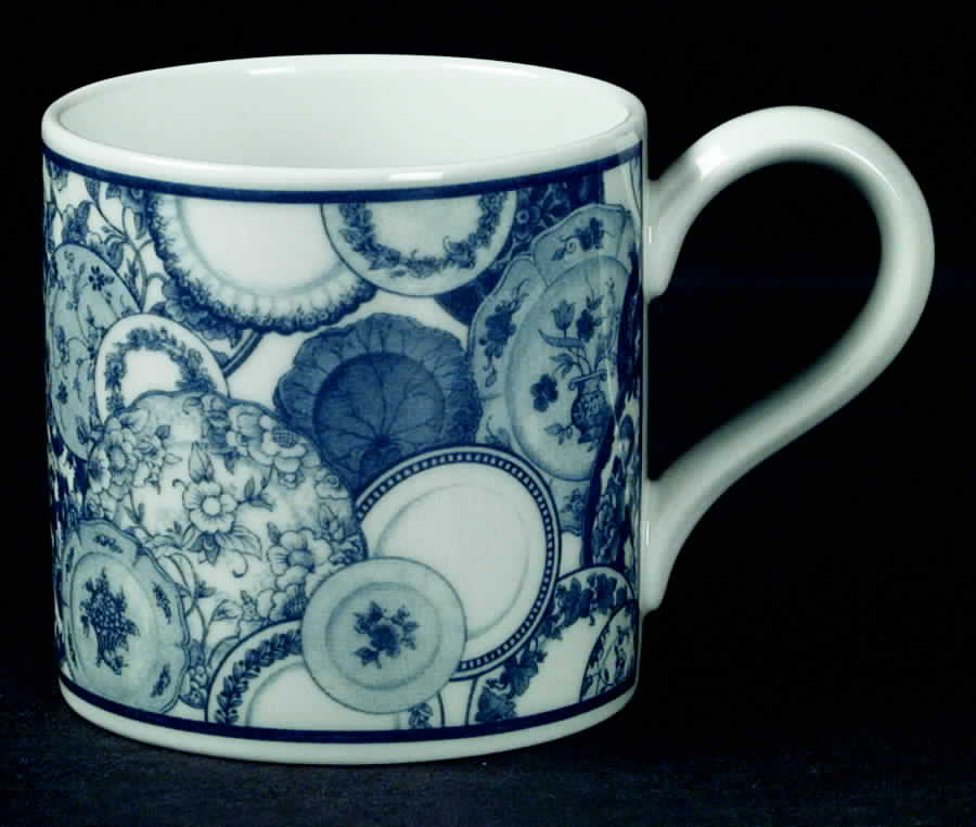 Blue Plate Collage Mug by Wedgwood-1
