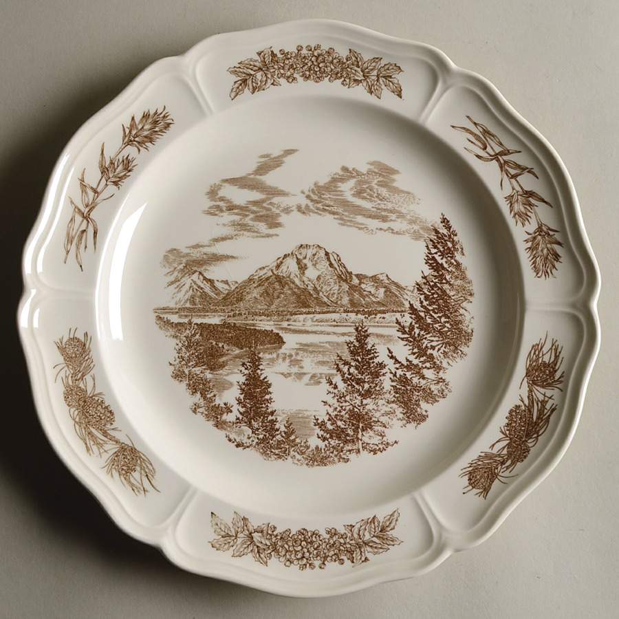 Grand Teton National Park Dinner Plate by Wedgwood-1
