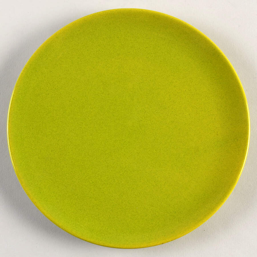 Fun Factory Apple Green (Germany) Coupe Salad/Dessert Plate by Waechtersbach-1
