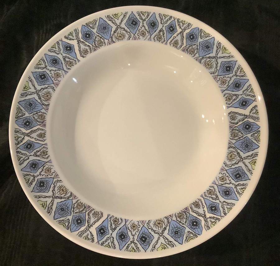 Mosaic Large Rim Soup Bowl by Wedgwood-1