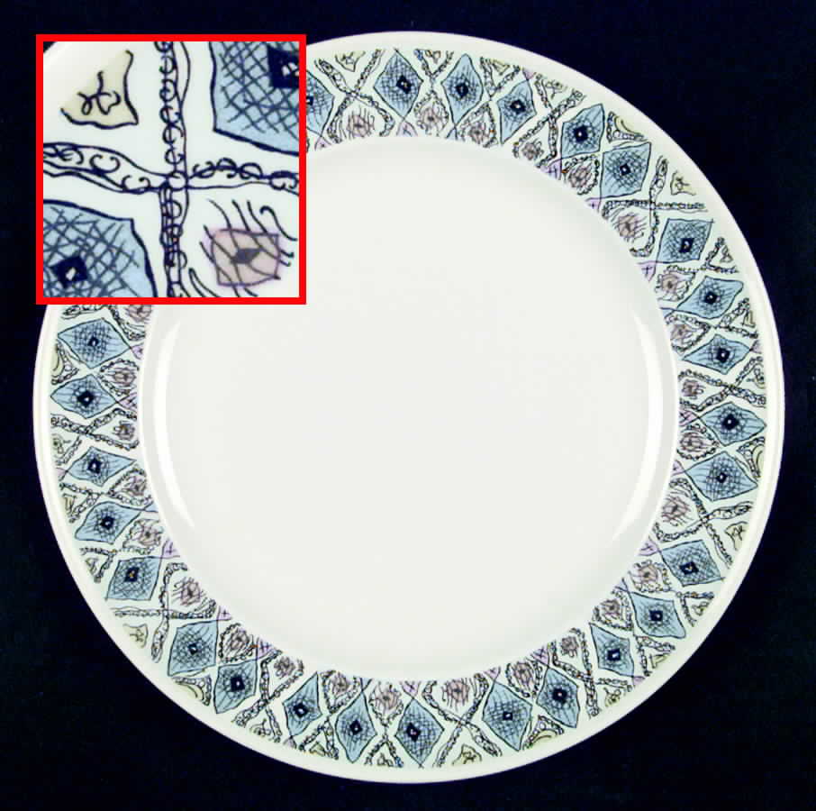 Mosaic Dinner Plate by Wedgwood-1