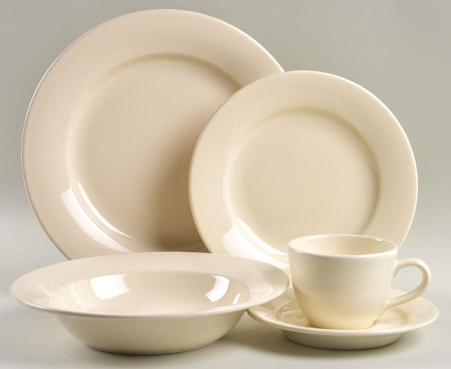 Belvedere Cream 5 Piece Place Setting by Williams-Sonoma-1