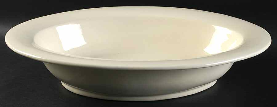 Belvedere Cream 17" Oval Baker by Williams-Sonoma-1