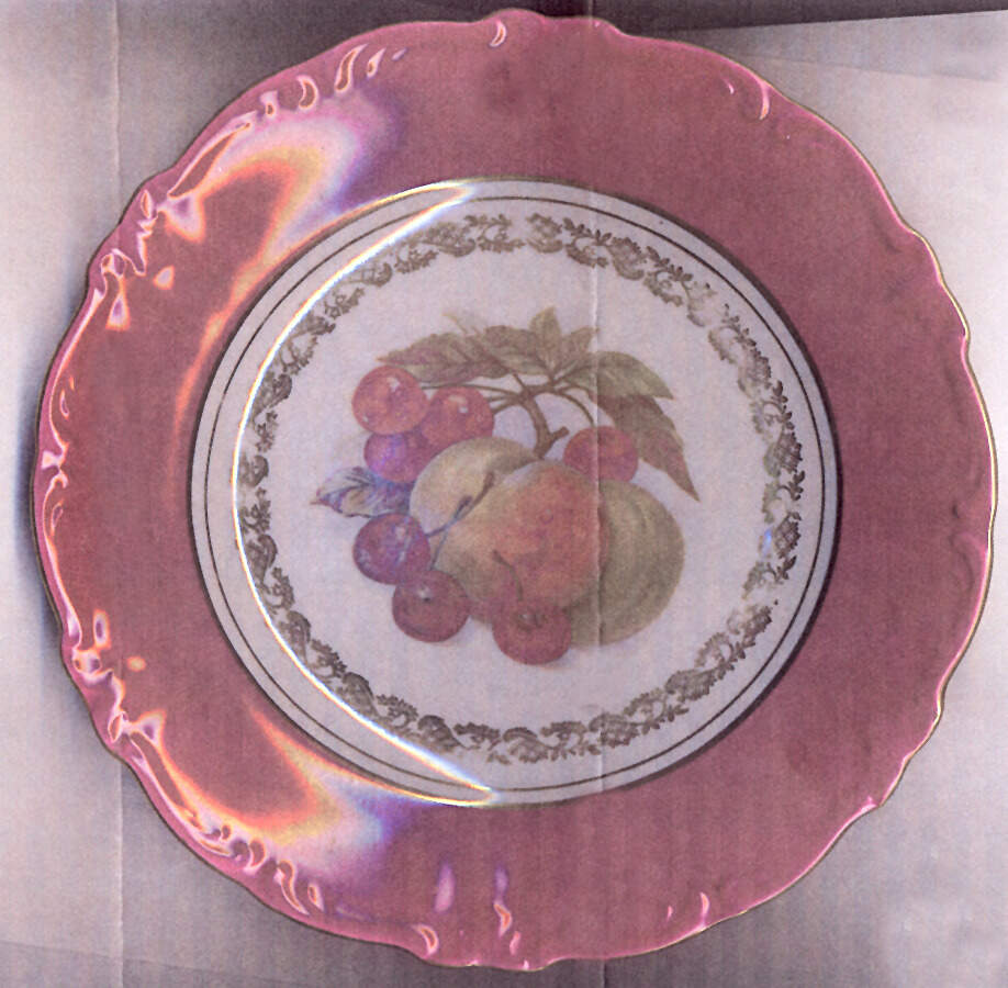 WIG503 Red Salad Plate by Winterling - Bavaria-1