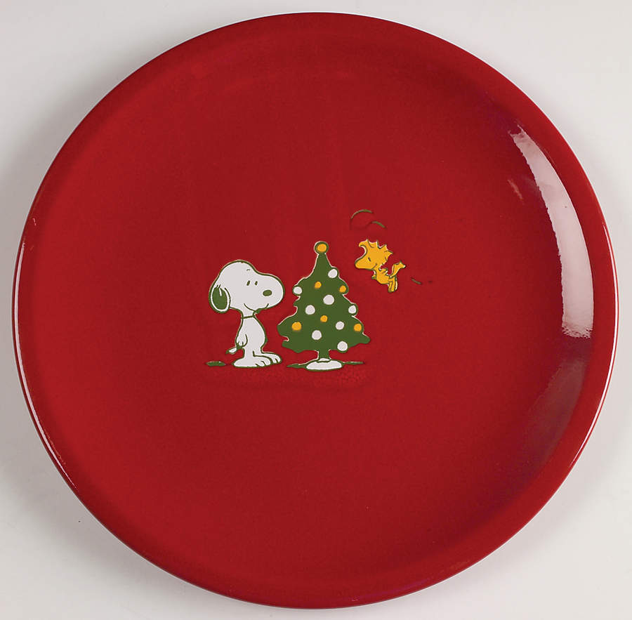 Peanuts Christmas Dinner Plate by Waechtersbach-1