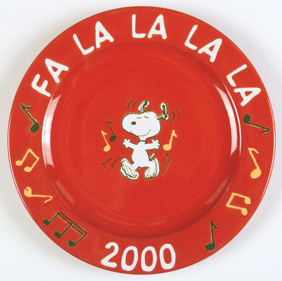 Peanuts Christmas 2000 Collector Plate by Waechtersbach-1