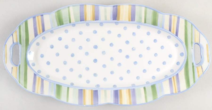 Blossom Hill Handled Serving Tray by Waverly-1