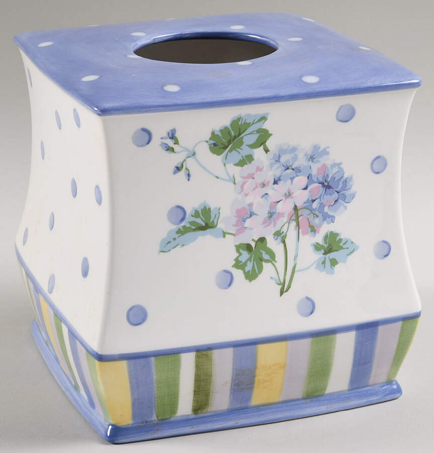 Blossom Hill Tissue Holder by Waverly-1
