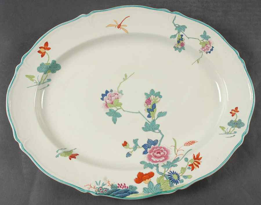 WOO69 14" Oval Serving Platter by Wood & Sons-1