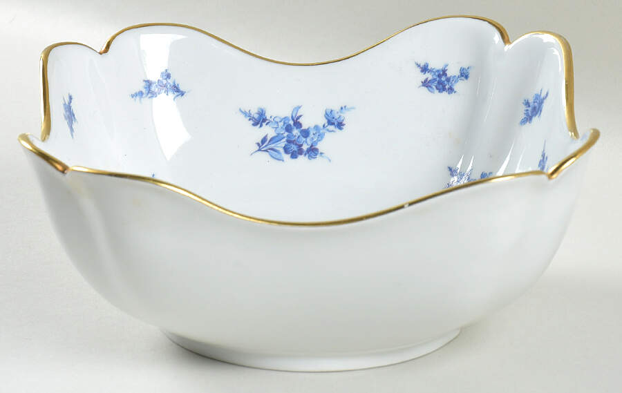 Meissen Bouquet 8" Square Vegetable Bowl by Winterling - Bavaria-1