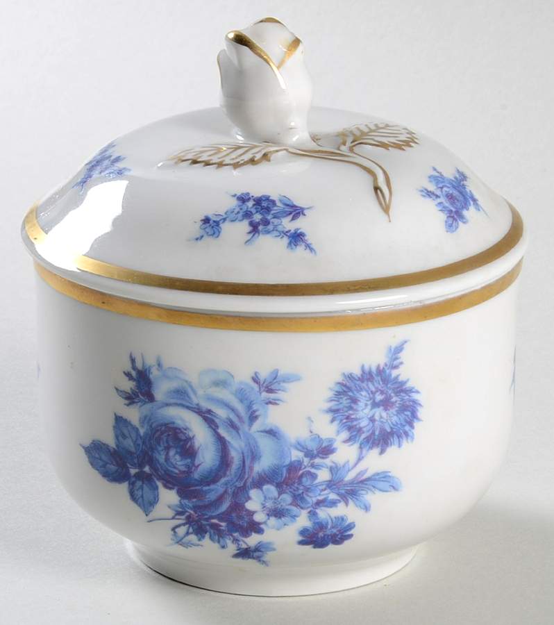 Meissen Bouquet Sugar Bowl & Lid by Winterling - Bavaria-1