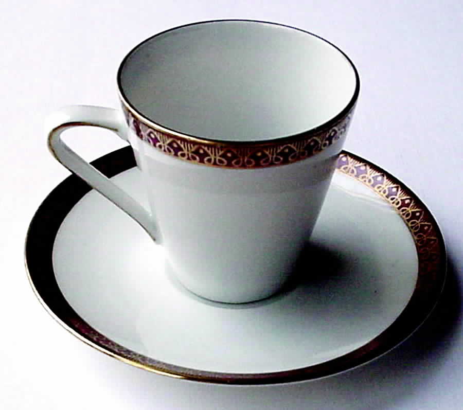WIG509 Flat Cup & Saucer Set by Winterling - Bavaria-1