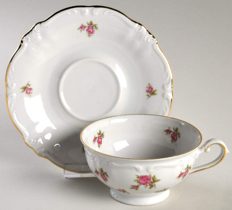 WIG510 Footed Cup & Saucer Set by Winterling - Bavaria-1