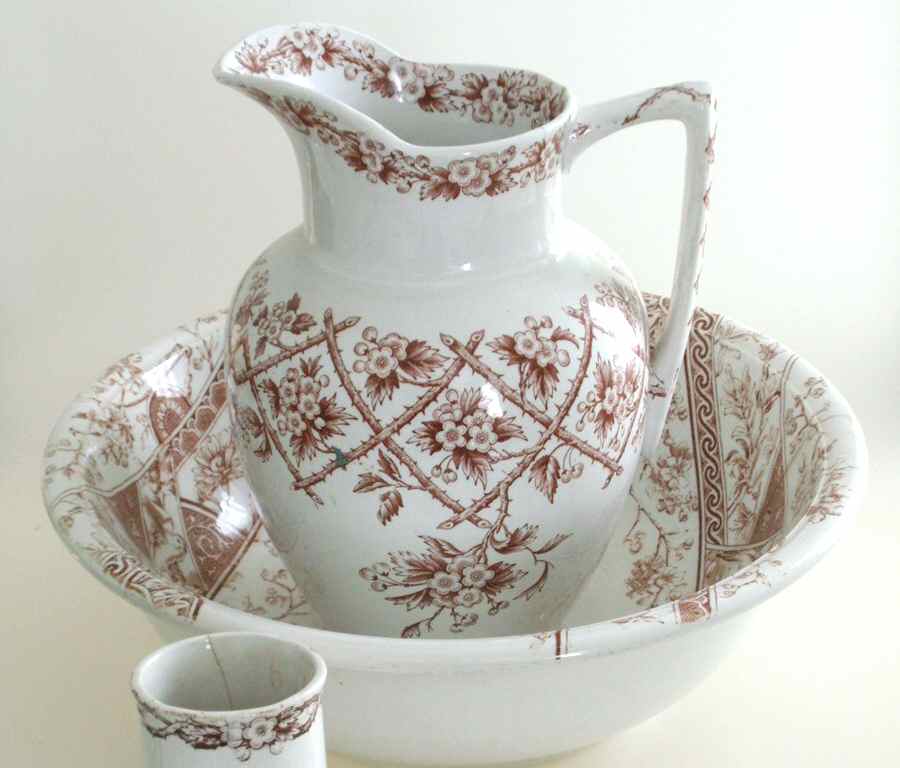 Melbourne Large Pitcher & Bowl Set by F Winkle-1