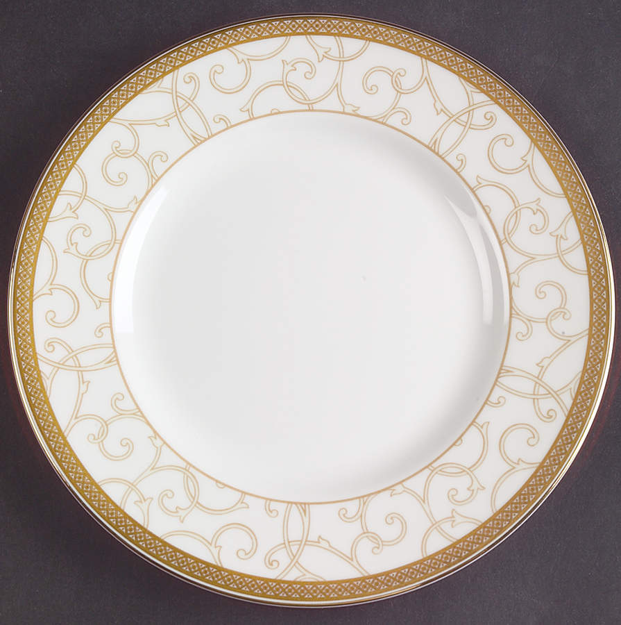 Celestial Gold Dessert/Pie Plate by Wedgwood-1