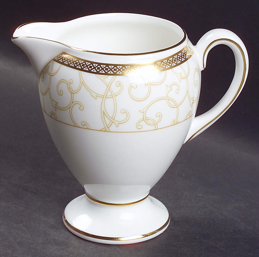 Celestial Gold Globe Shape Creamer by Wedgwood-1