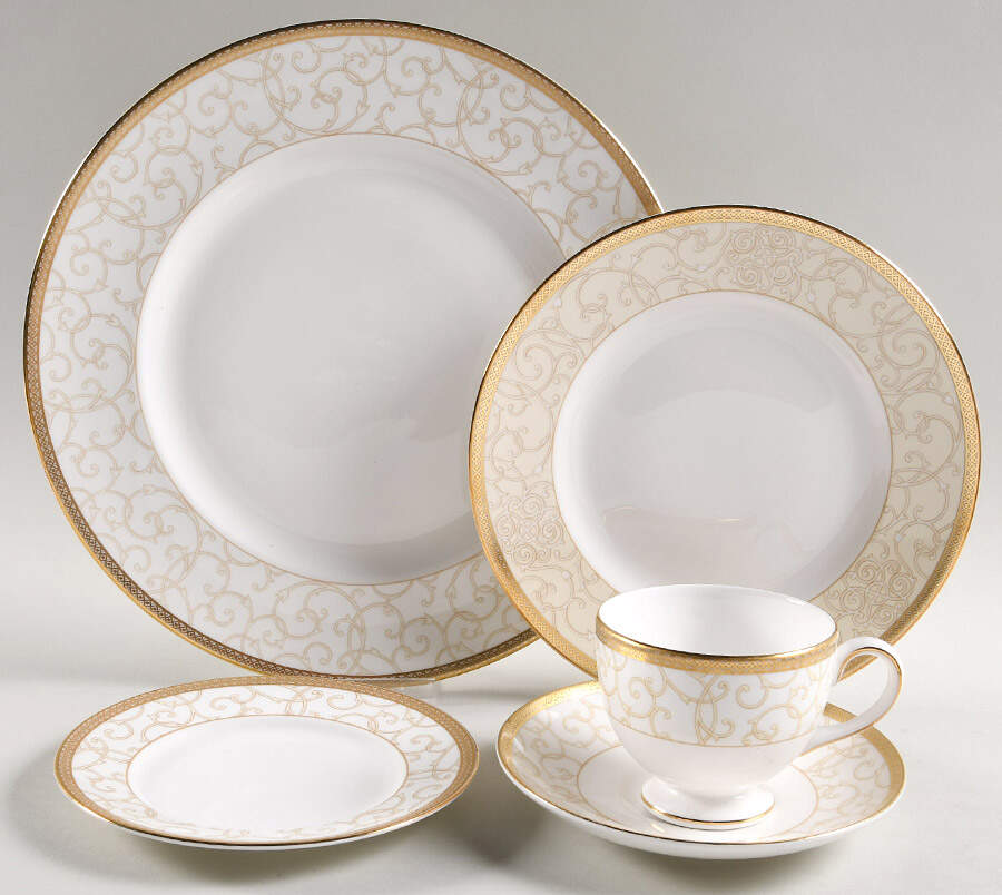 Celestial Gold 5 Piece Place Setting by Wedgwood-1