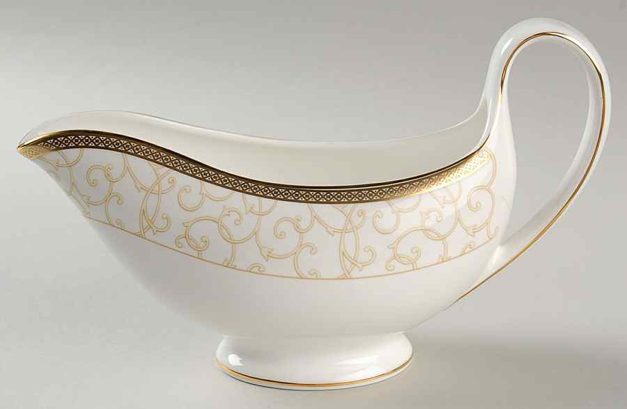 Celestial Gold Gravy Boat by Wedgwood-1