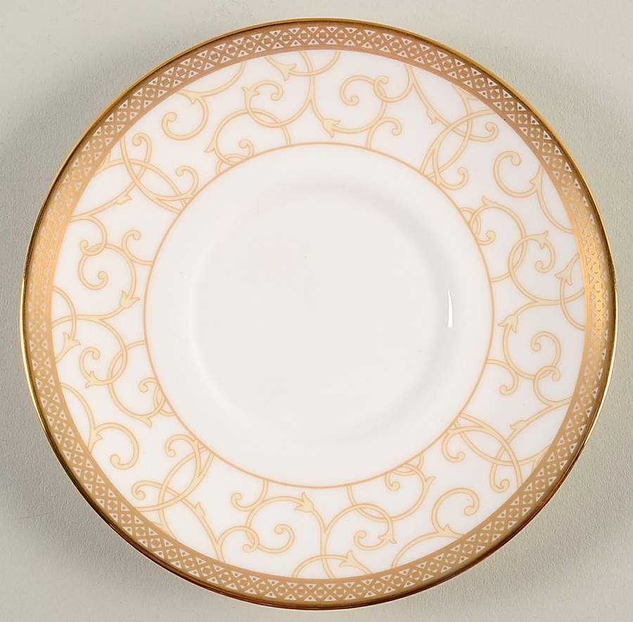 Celestial Gold Saucer for Bond Shape Demitasse Cup by Wedgwood-1