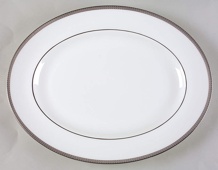 Madrid 14" Oval Serving Platter by Wedgwood-1