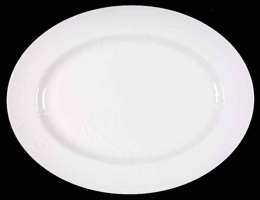 Nature 15" Oval Serving Platter by Wedgwood-1