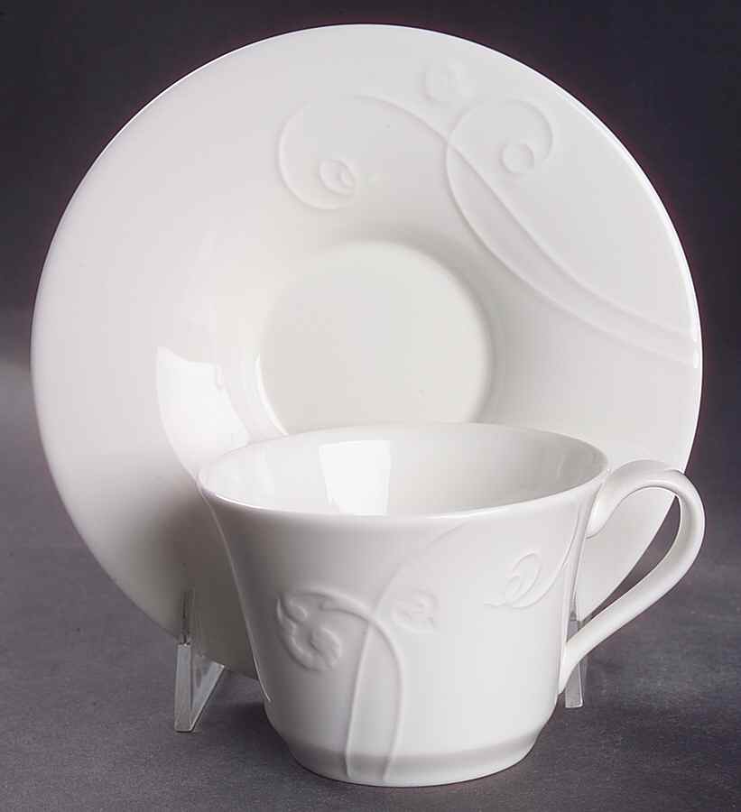 Nature Flat Cup & Saucer Set by Wedgwood-1
