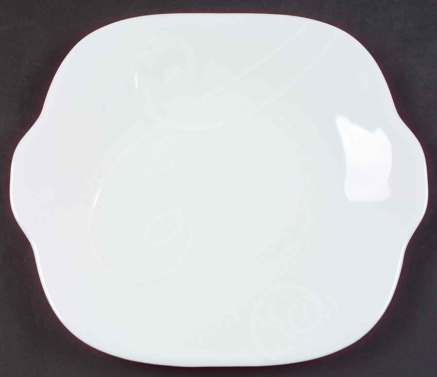 Nature Square Handled Cake Plate by Wedgwood-1