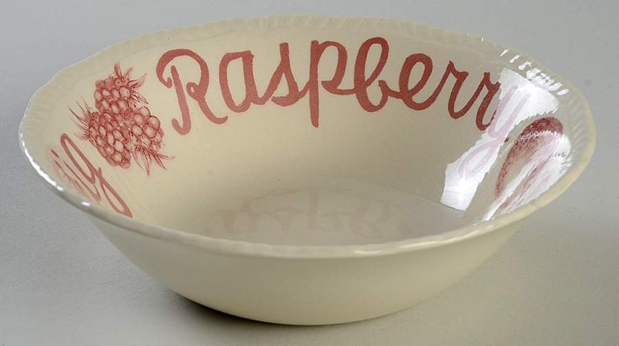 Country Cranberry Coupe Cereal Bowl by Wood & Sons-1