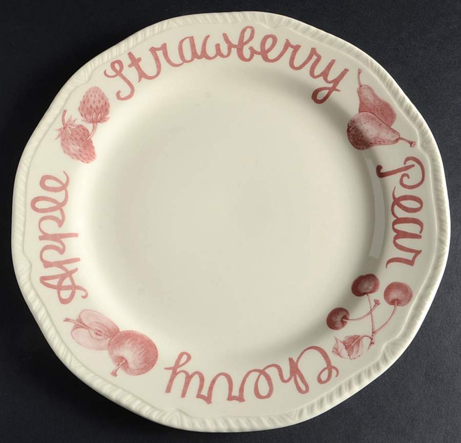 Country Cranberry Dinner Plate by Wood & Sons-1