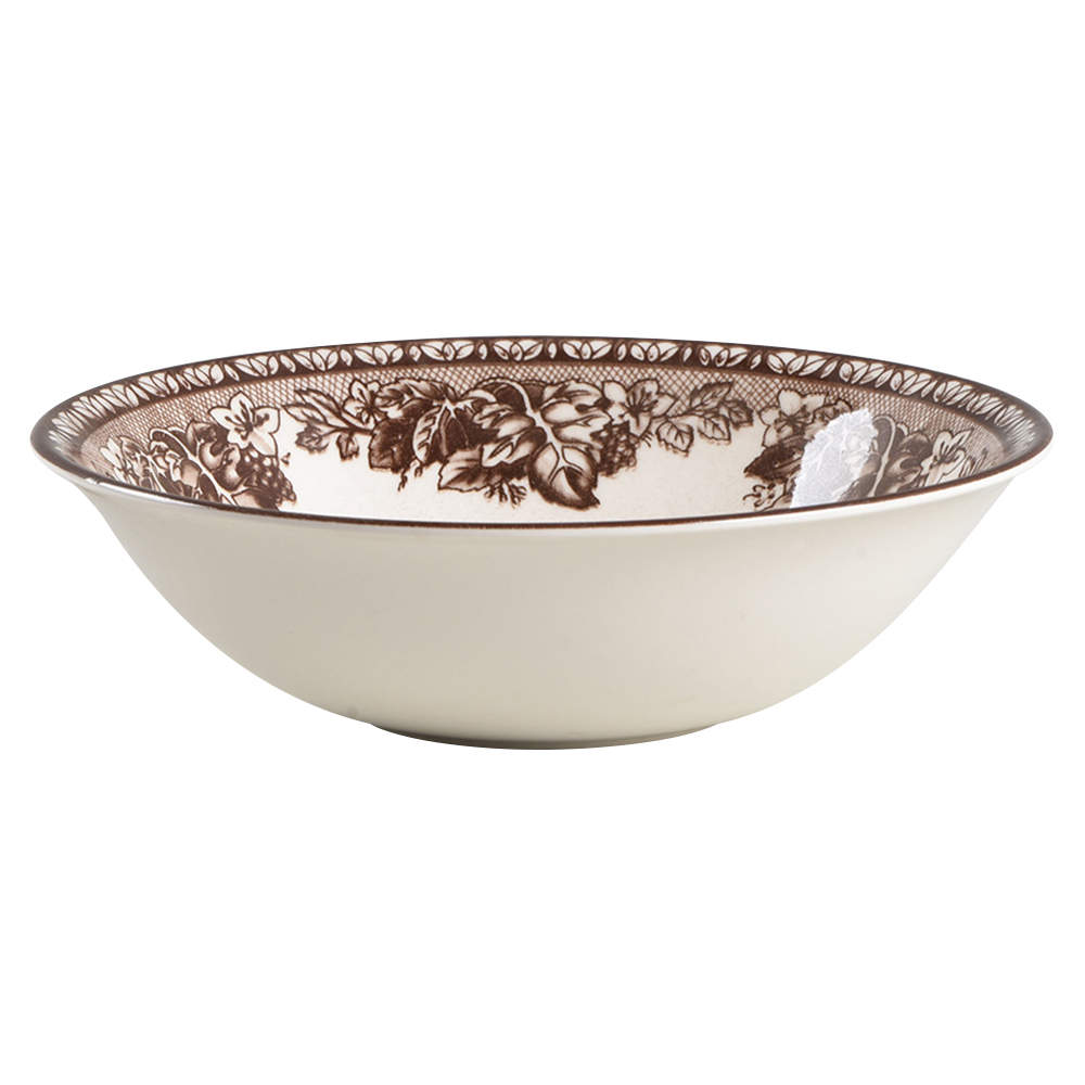 Plymouth (Brown, Williams-Sonoma) Coupe Cereal Bowl - Set of 4 by Wedgwood-1