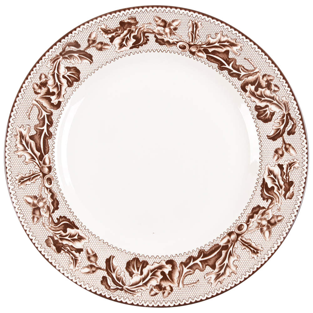 Plymouth (Brown, Williams-Sonoma) Dinner Plate by Wedgwood-1