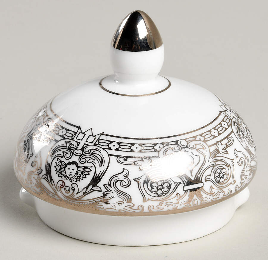Florentine Platinum (Platinum Dragons) Lid for Coffee Pot by Wedgwood-1