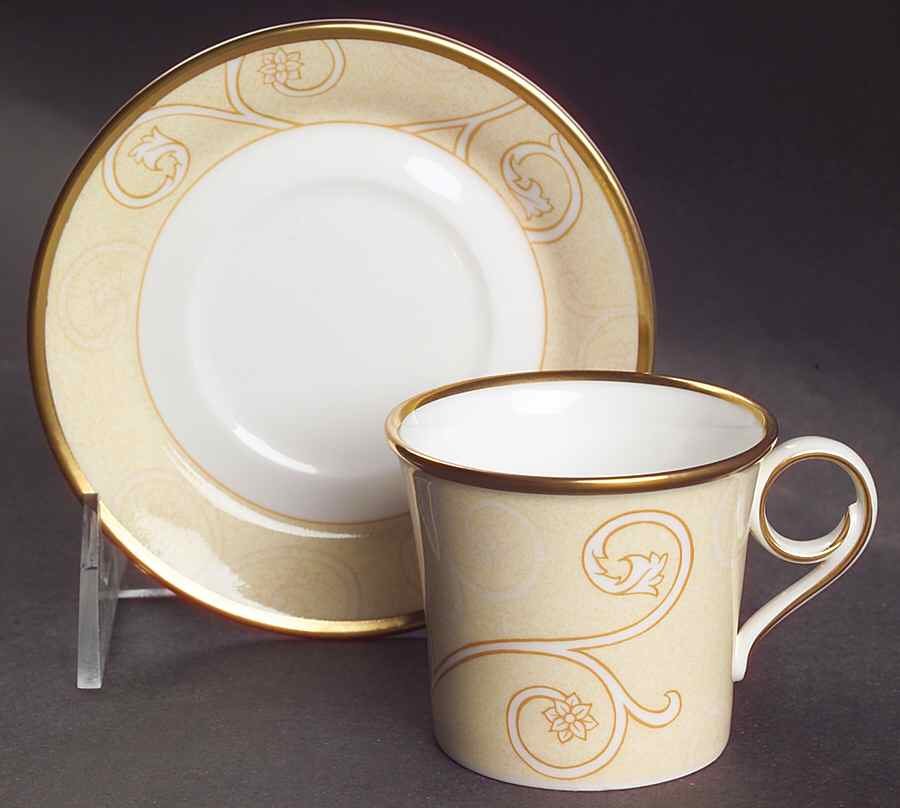 Time For Wedgwood After Dinner Flat Demitasse Cup & Saucer Set by Wedgwood-1