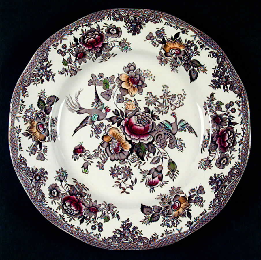 Asiatic Pheasants Brown Multicolor Dinner Plate by Wedgwood-1