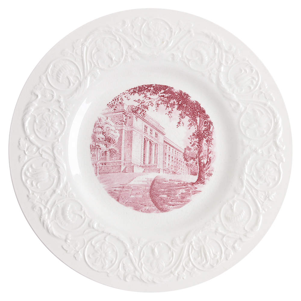 Cornell University Mulberry (Patrician) Dinner Plate by Wedgwood-1