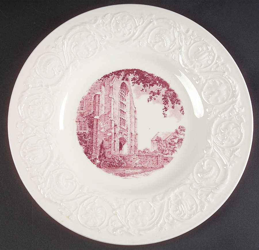 Cornell University Mulberry (Patrician) Dinner Plate by Wedgwood-1