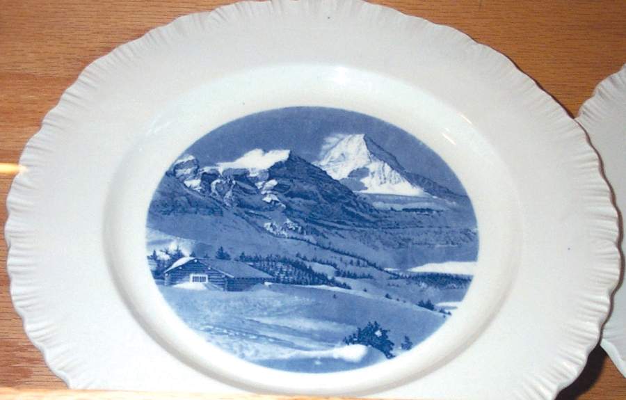 WW505 Blue Dinner Plate by Wedgwood-1