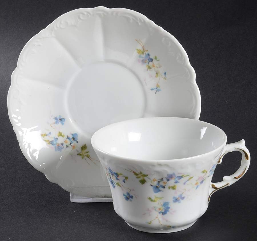 WEI42 Flat Cup & Saucer Set by Weimar-1