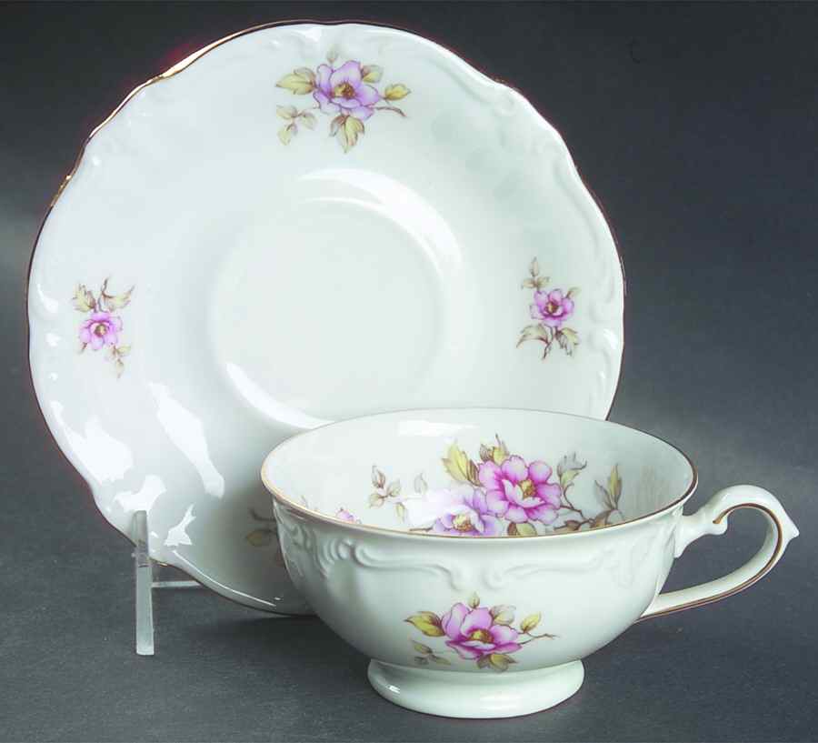 WIG523 Footed Cup & Saucer Set by Winterling - Bavaria-1